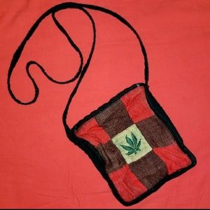 HEMP Crossbody Purse ~ Ganja Love ✌